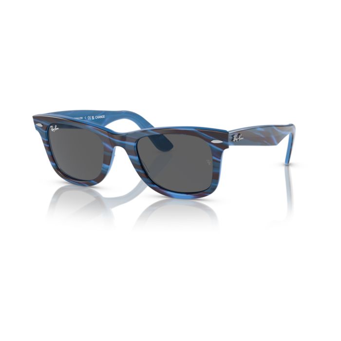 Ray Ban Wayfarer Photo Striped Blue 2140 1409B1 50 Φωτοχρωμικός σκελετός
