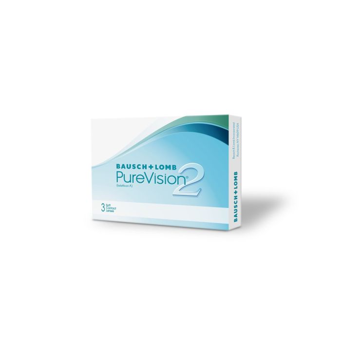 PureVision 2 ( 3 φακοί ) Μηνιαίοι Μυωπίας 