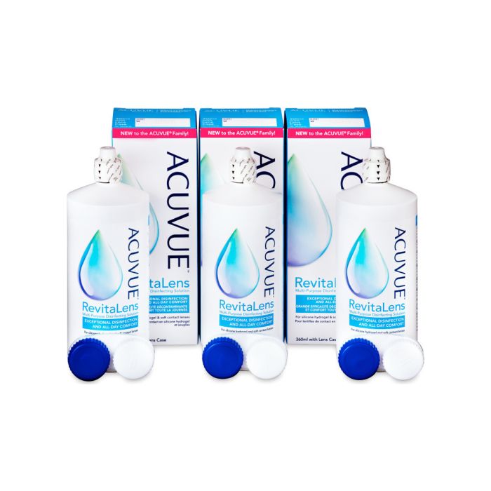 3 Acuvue RevitaLens 360ml