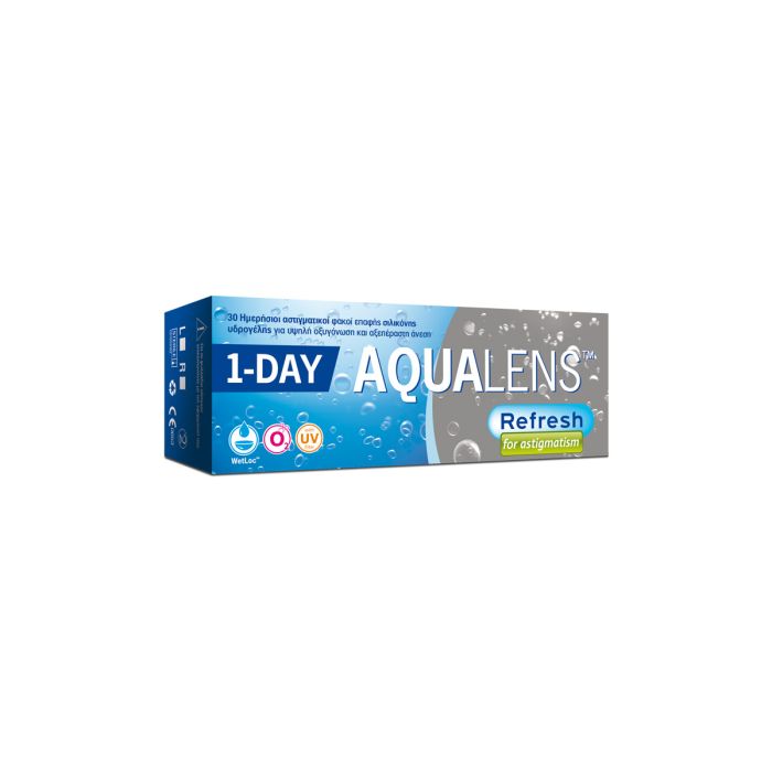 Aqualens Refresh 1 Day for Astigmatism ( 30 φακοί ) Ημερήσιοι Αστιγματικοί