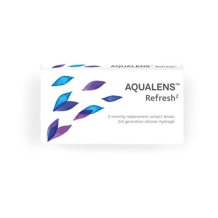 Aqualens Refresh 2 ( 3 φακοί ) Μηνιαίοι Μυωπίας