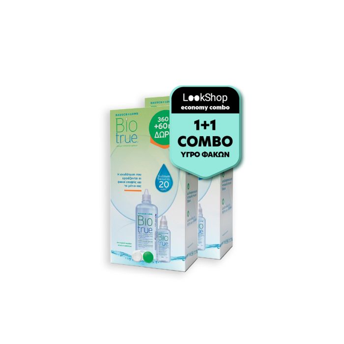 2 x Biotrue 360ml + 60ml