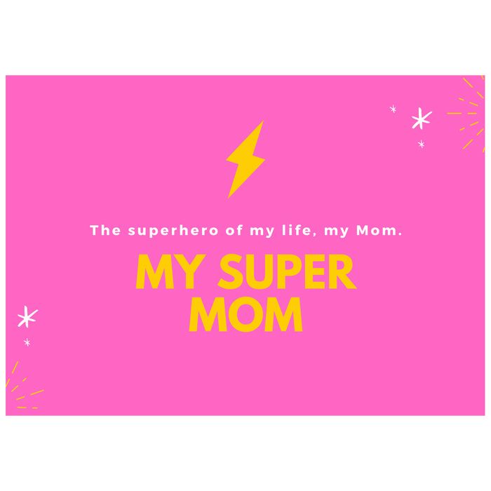 Δωροκάρτα Super Mom